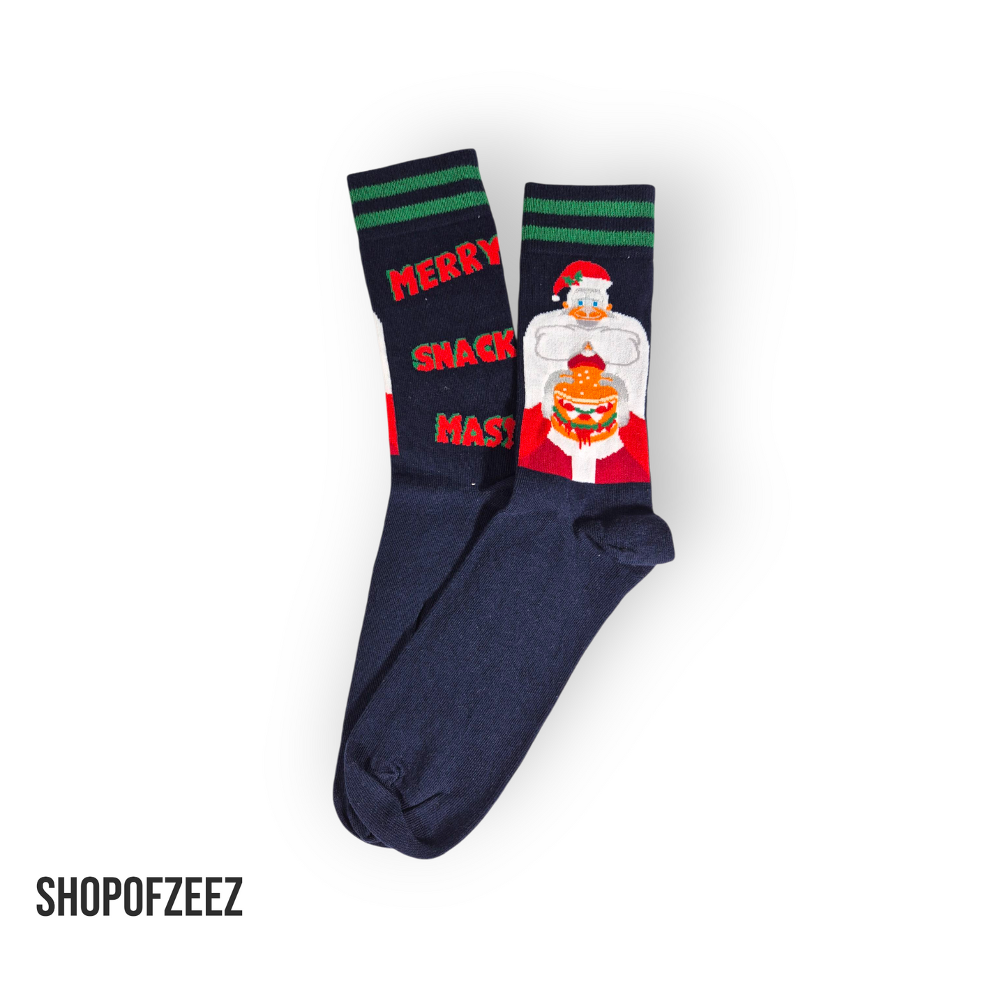 Merry Snack Mas Weihnachtssocken für Männer