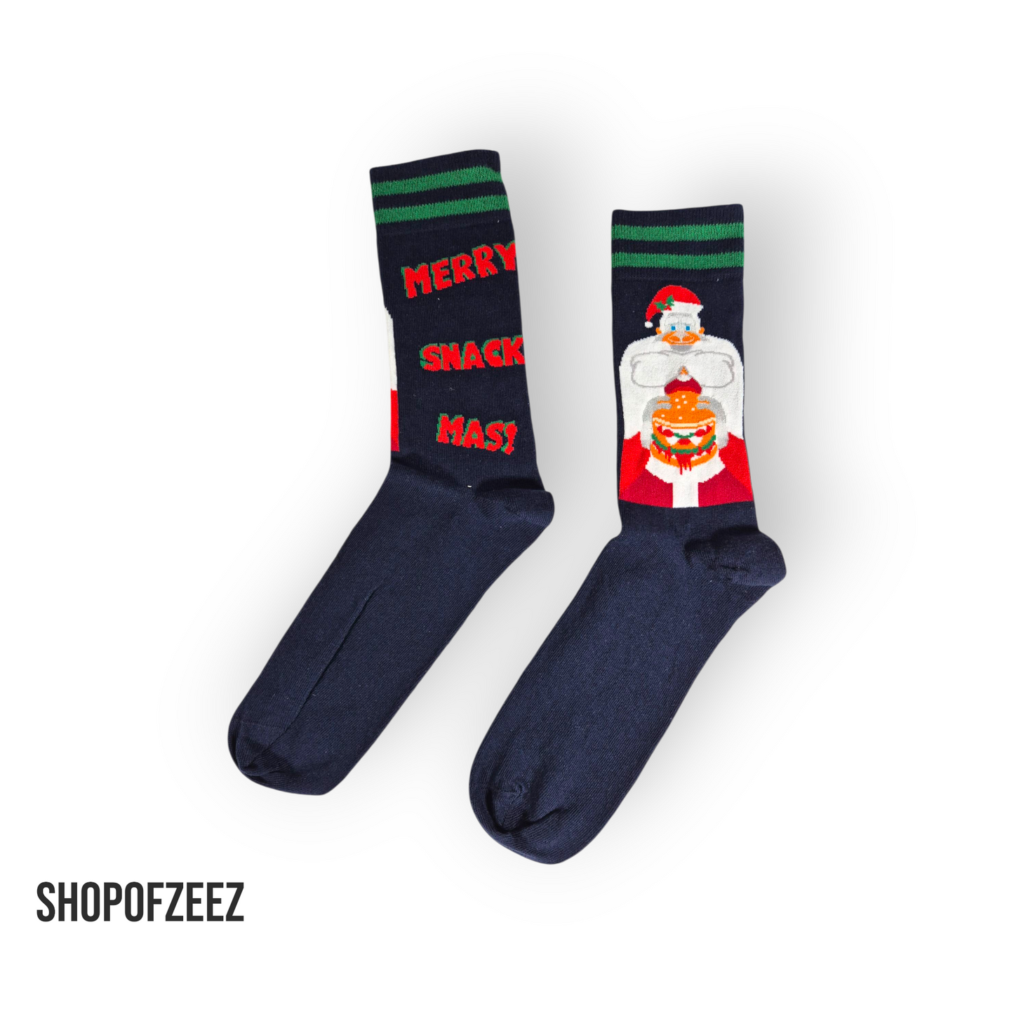 Merry Snack Mas Weihnachtssocken für Männer