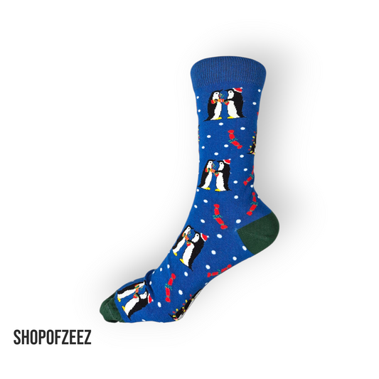 Pinguin Weihnachtssocken für Männer