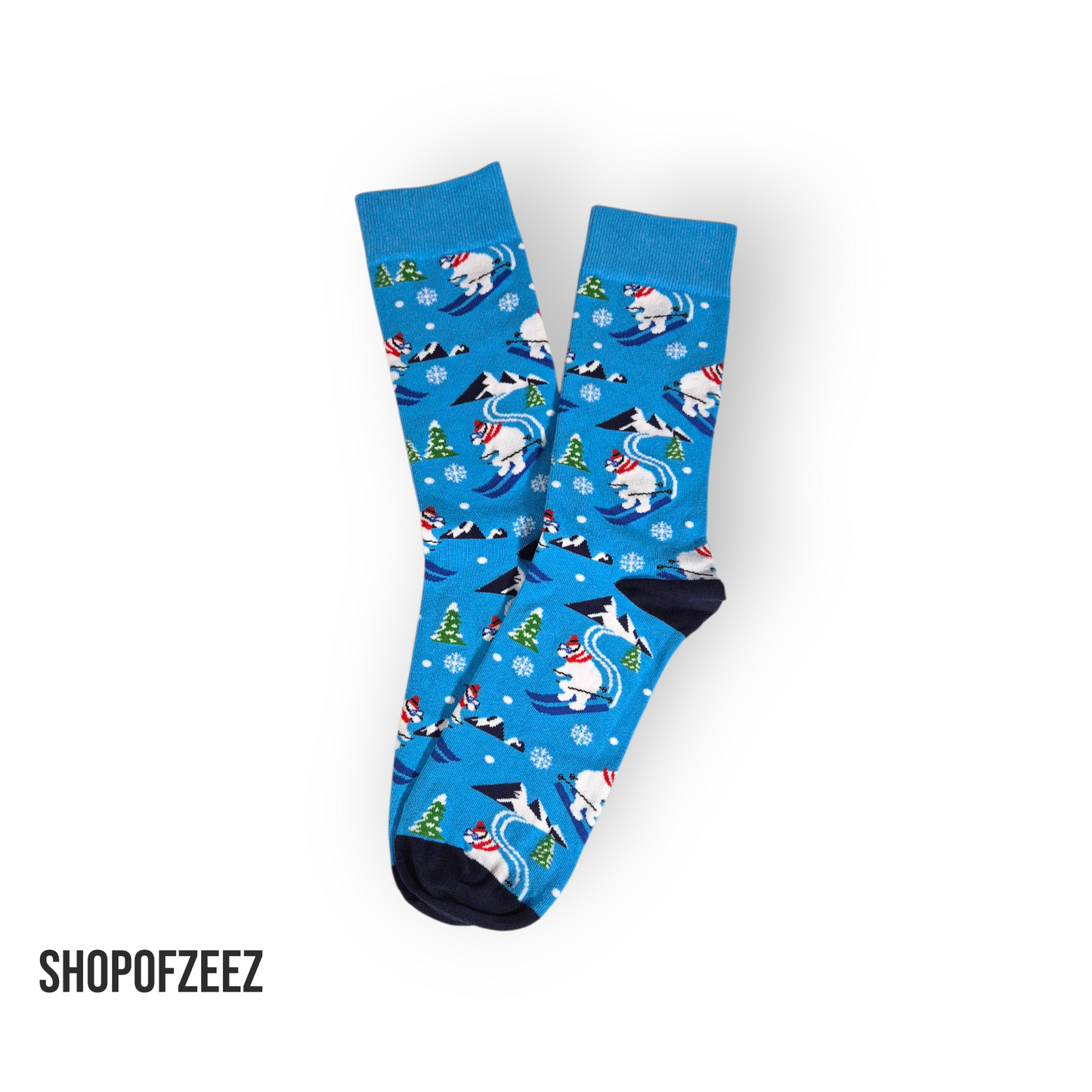 Ski-Eisbär Weihnachtssocken für Männer