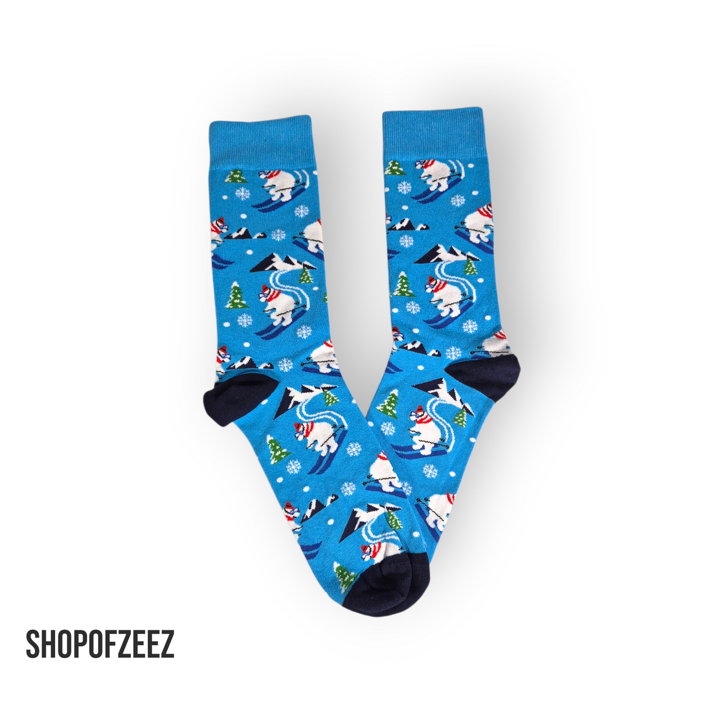 Ski-Eisbär Weihnachtssocken für Männer