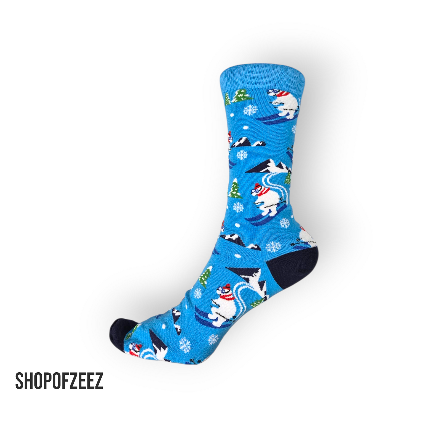 Ski-Eisbär Weihnachtssocken für Männer