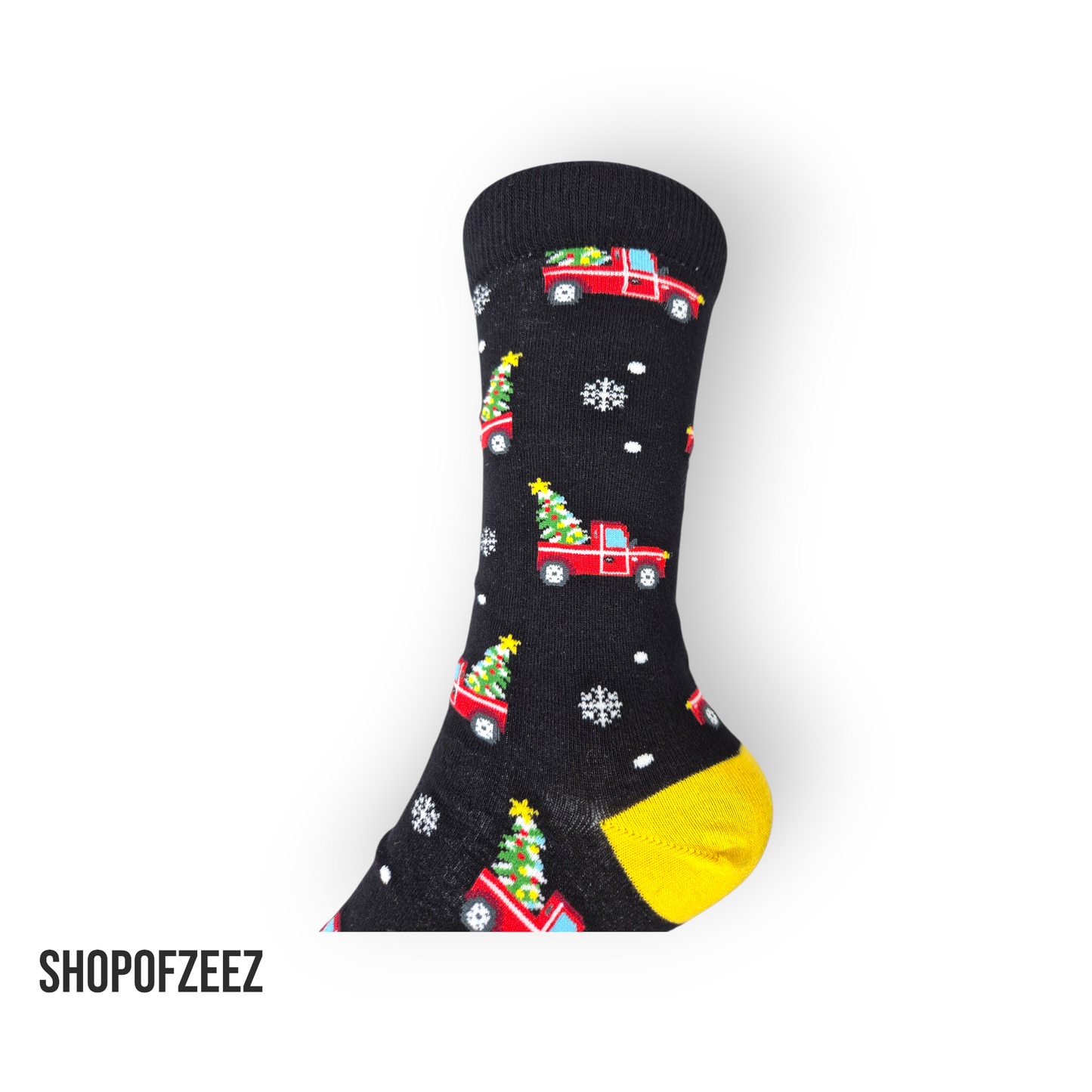 Weihnachtsbaum mit Auto  Weihnachtssocken für Männer