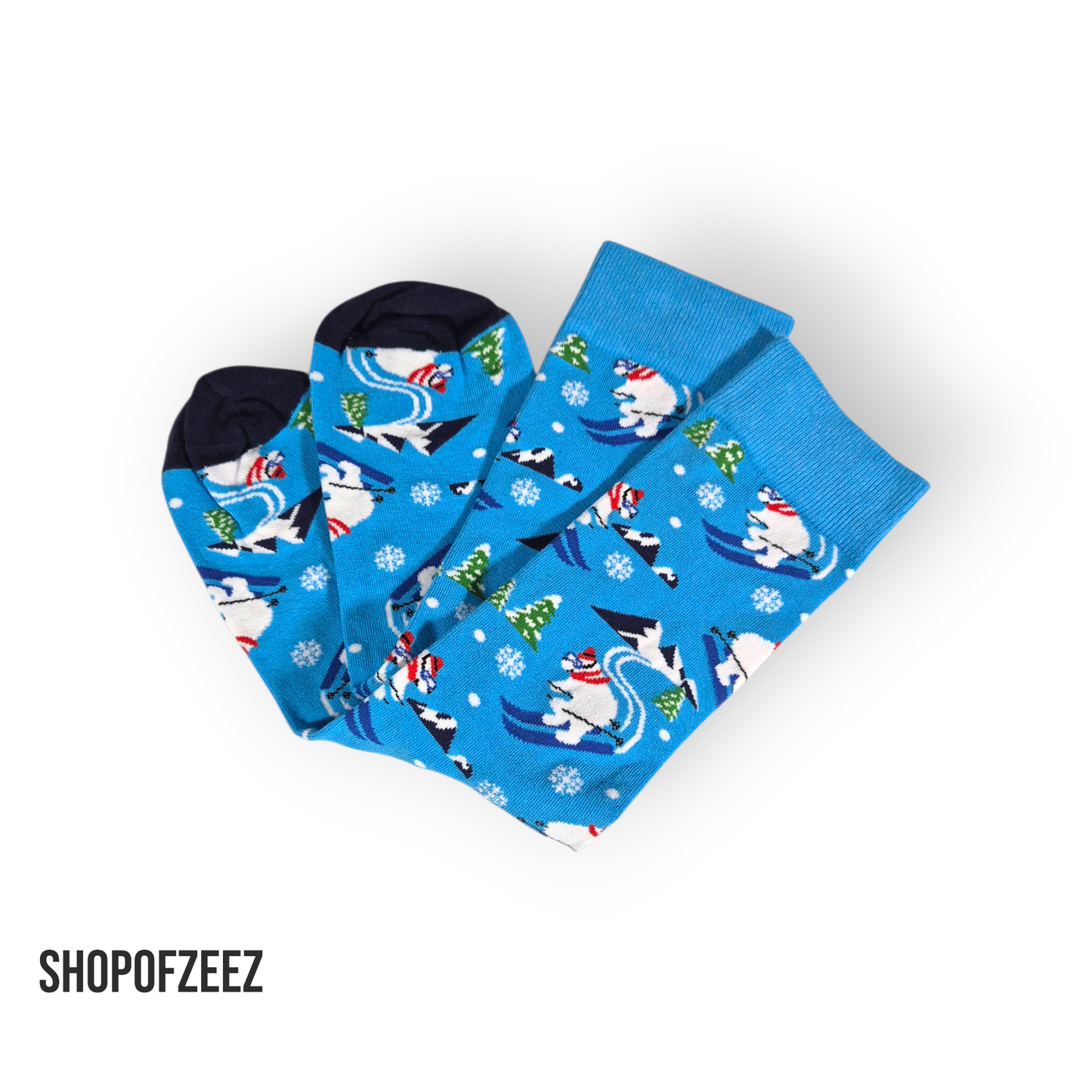 Ski-Eisbär Weihnachtssocken für Männer