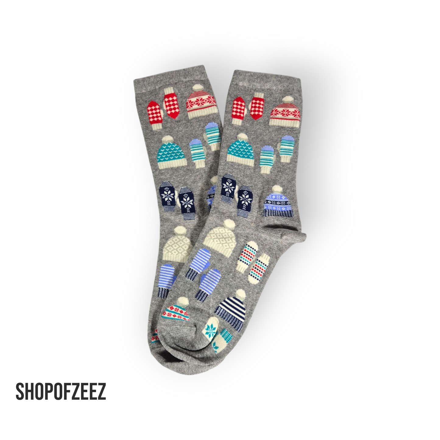 Mütze und Handschuh Weihnachtssocken