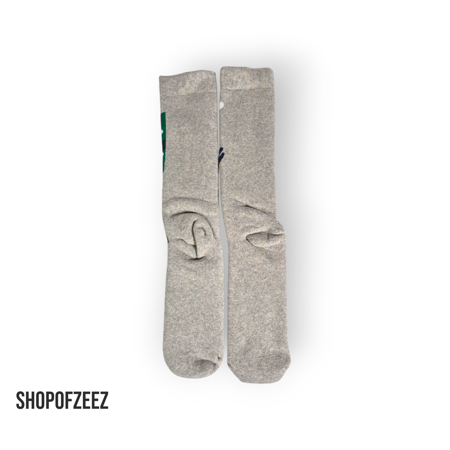 Bunte Weihnachtssocken – Weihnachtsbaum, Santa, Rentier & Schneemann