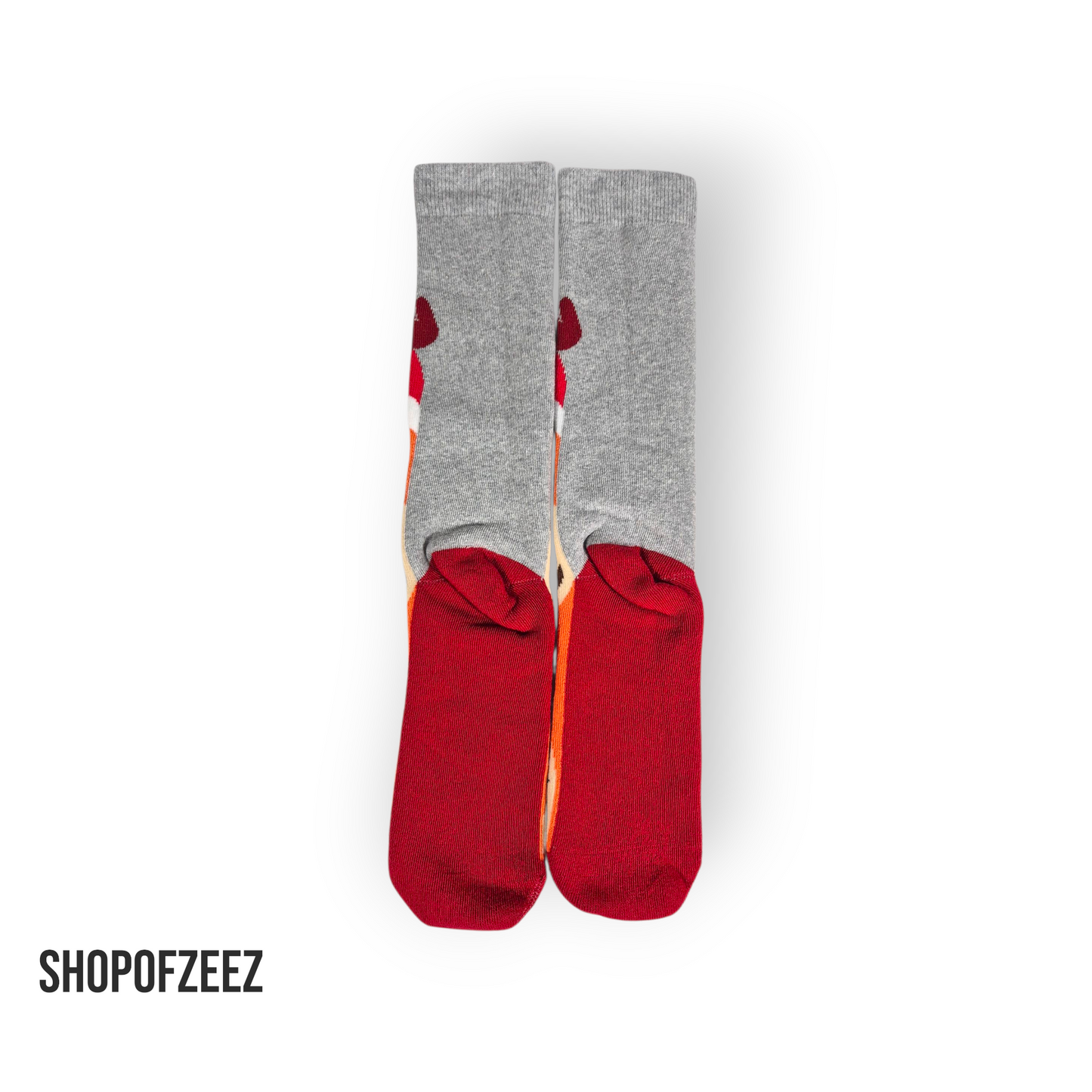 Weihnachtssocken Rentier „I Ate the Naughty List“ – Lustige Geschenk Socken – Unisex