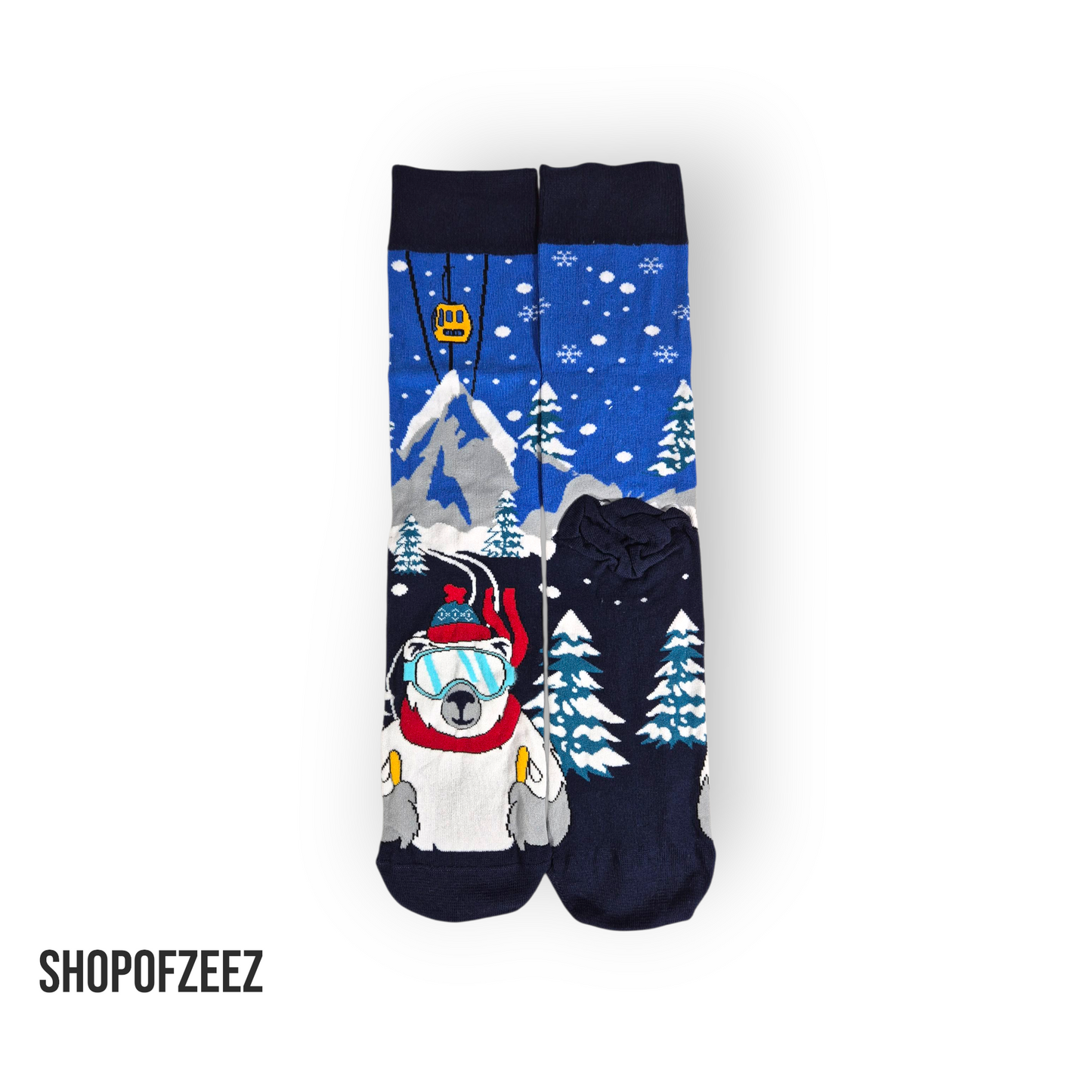 Eisbär Weihnachtssocken für Männer