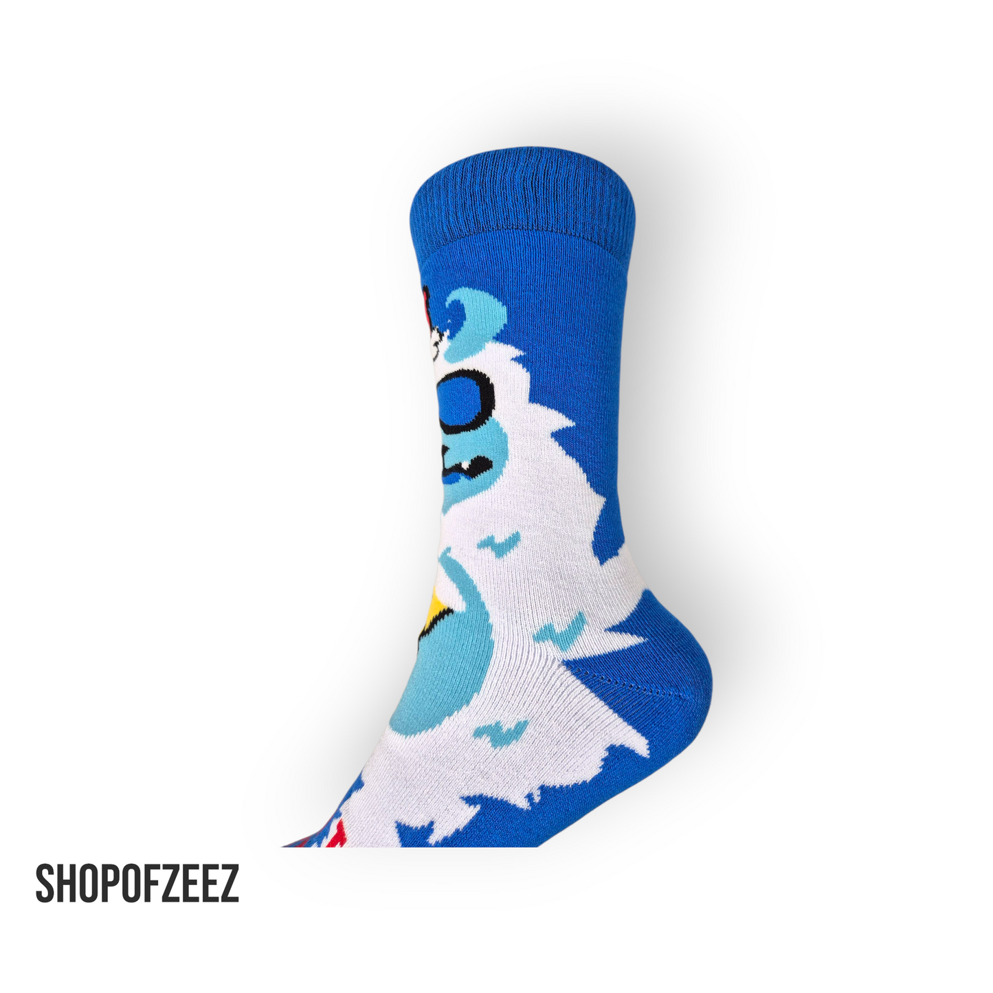 Yeti to Party? – Cooler Yeti mit Sonnenbrille Weihnachtssocken