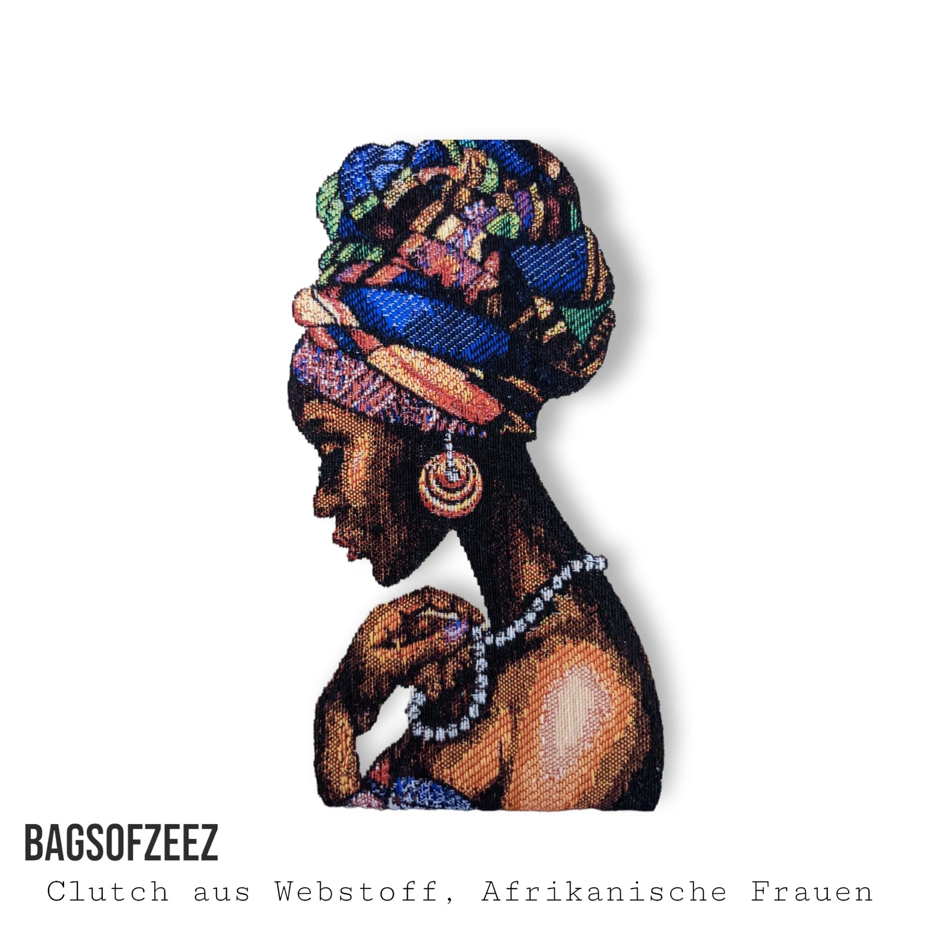 Afrikanische Frau Clutch aus Webstoff - Shop of Zeez