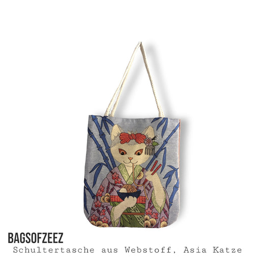 Asia Katze Schultertasche - Shop of Zeez