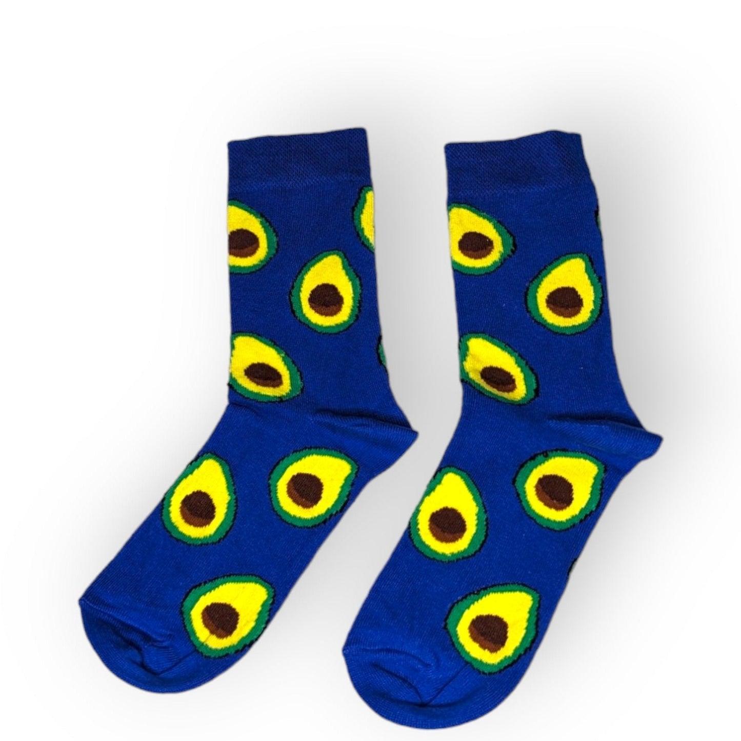 blau Avocaddo Socken, Einheitsgröße: 36 - 42 - Shop of Zeez