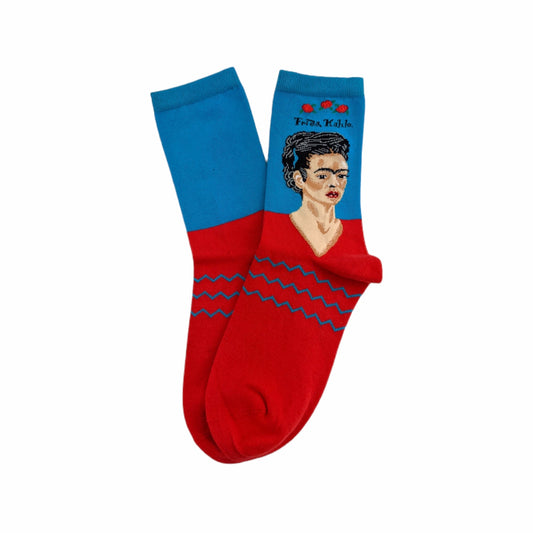 blau Frida Kahlo Socken - Shop of Zeez