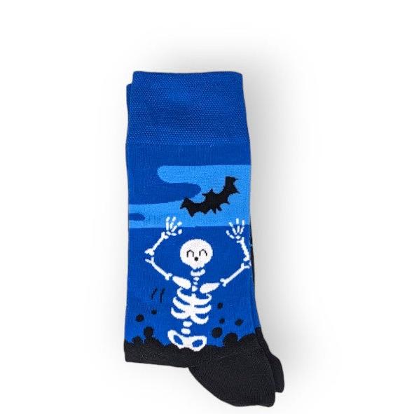 blau Skelett Socken - Shop of Zeez