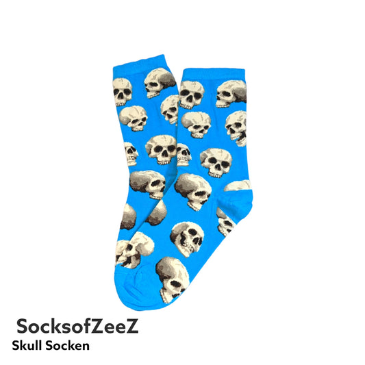 blau Skull Socken - Shop of Zeez