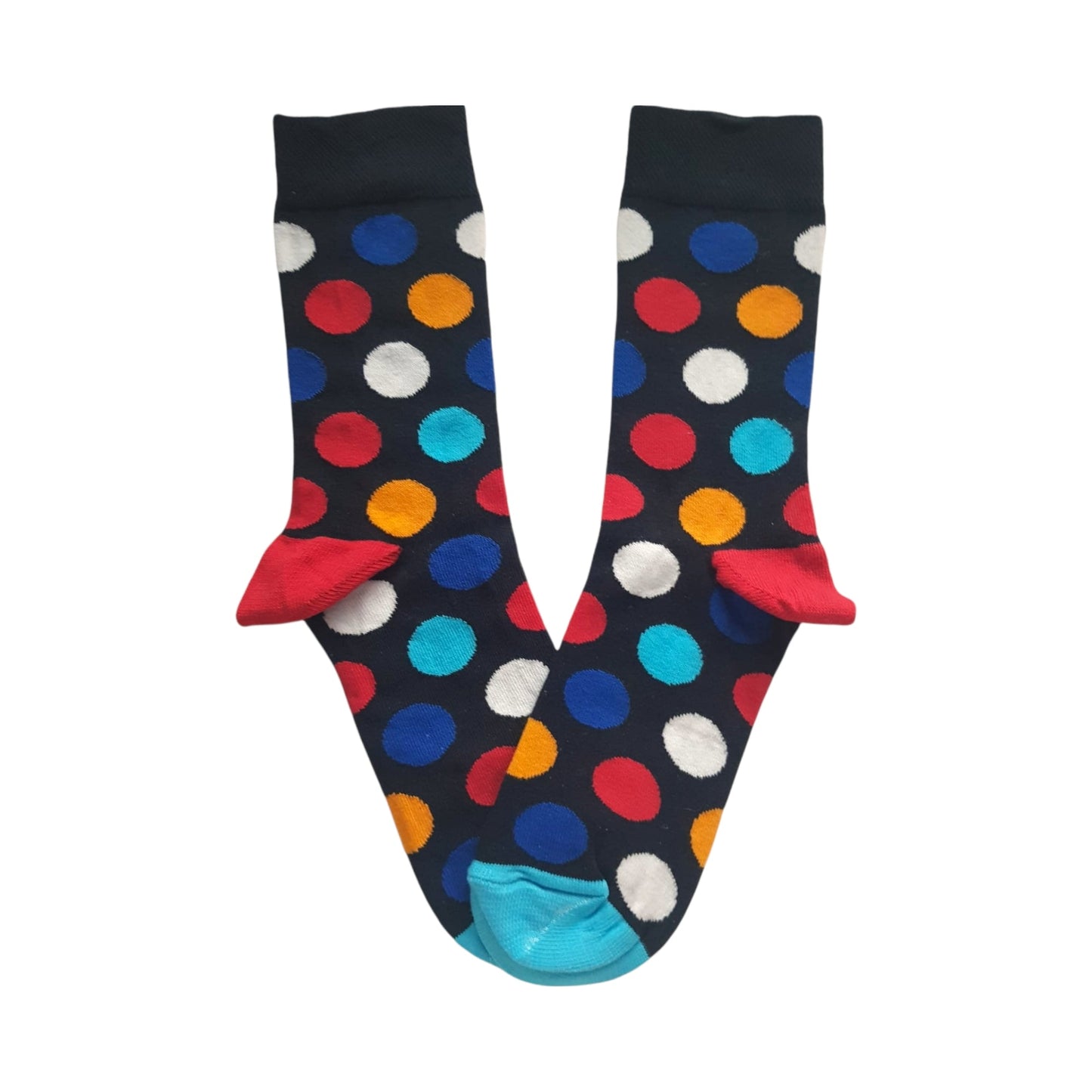 Bunte Punktesocken, Einheitsgröße EU 36 - 42 - Shop of Zeez