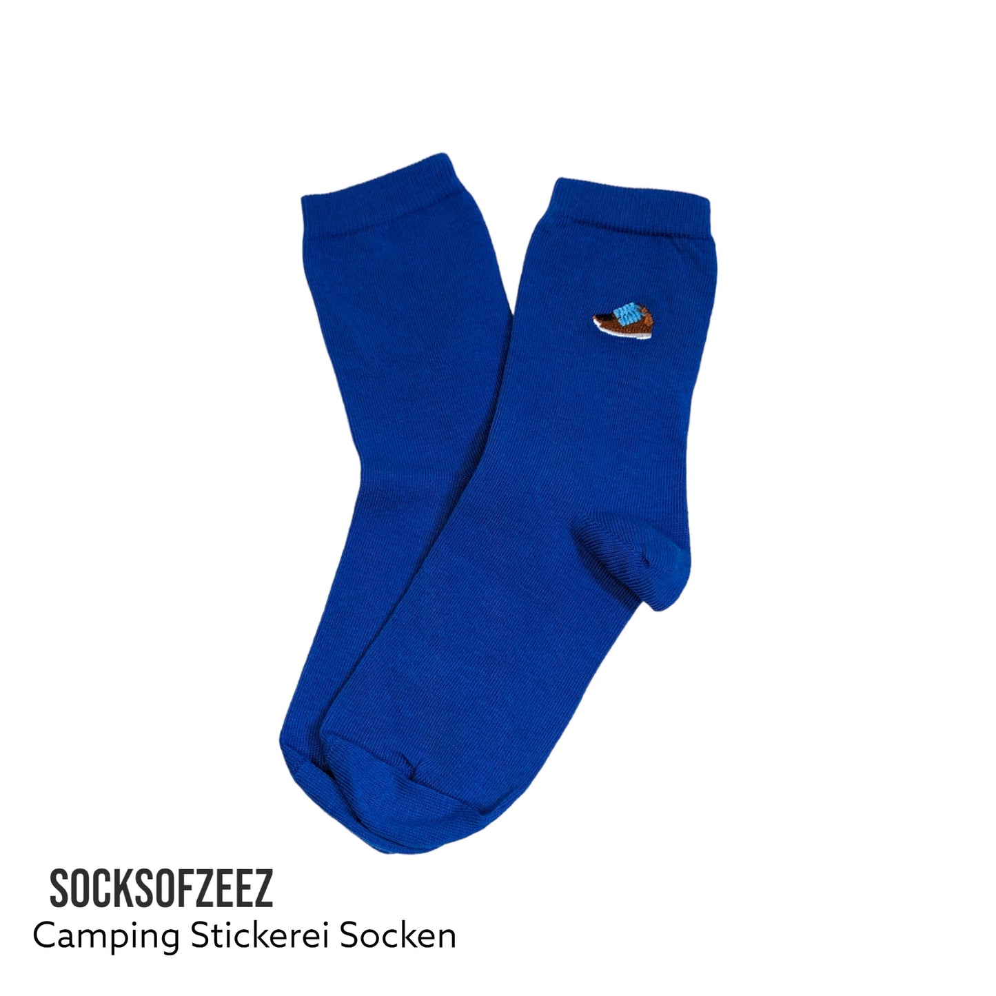 Camping Stickerei Socken - Shop of Zeez