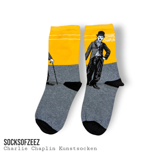 Charlie Chaplin Socken - gelb - Shop of Zeez