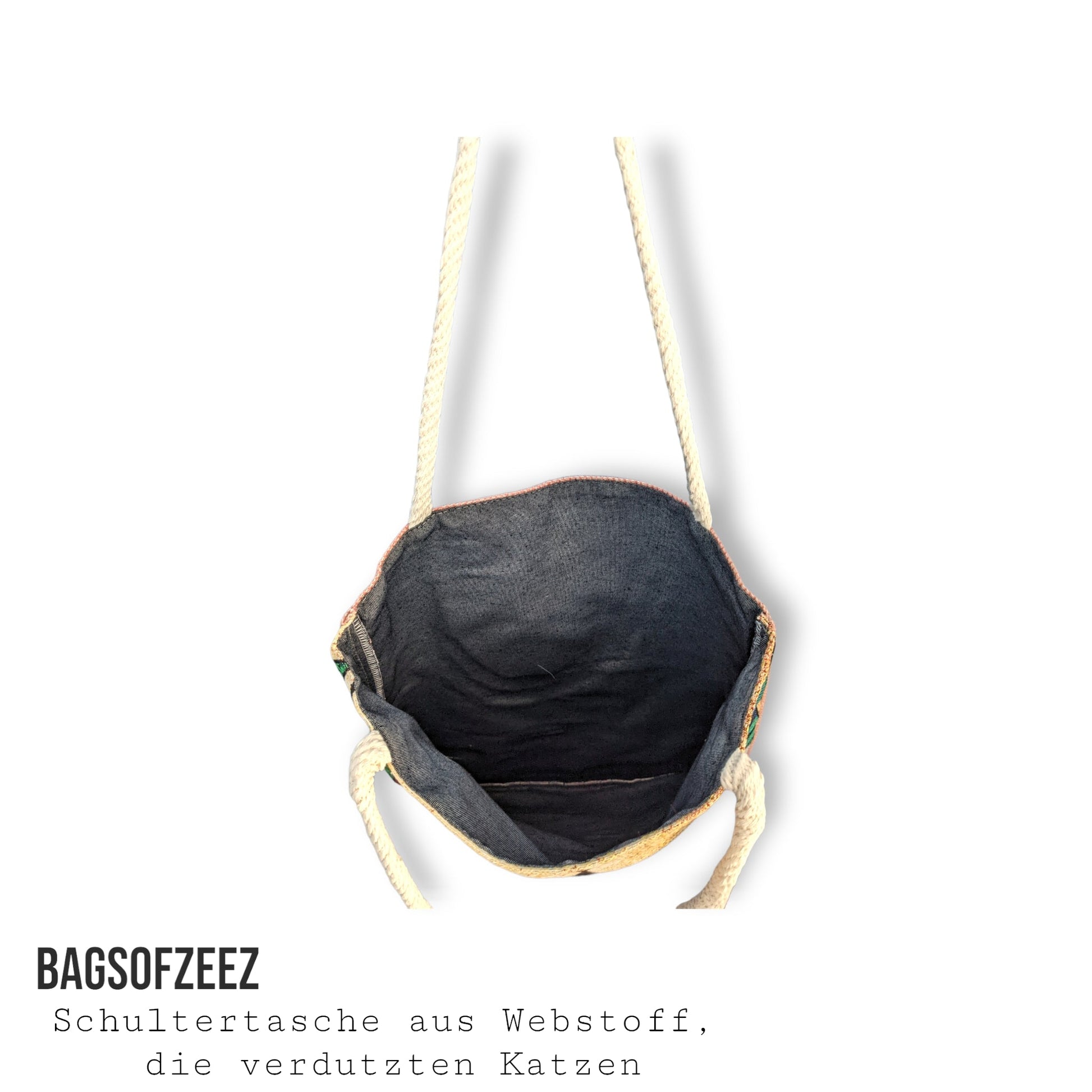 die verdutzten Katzen Schultertasche - Shop of Zeez