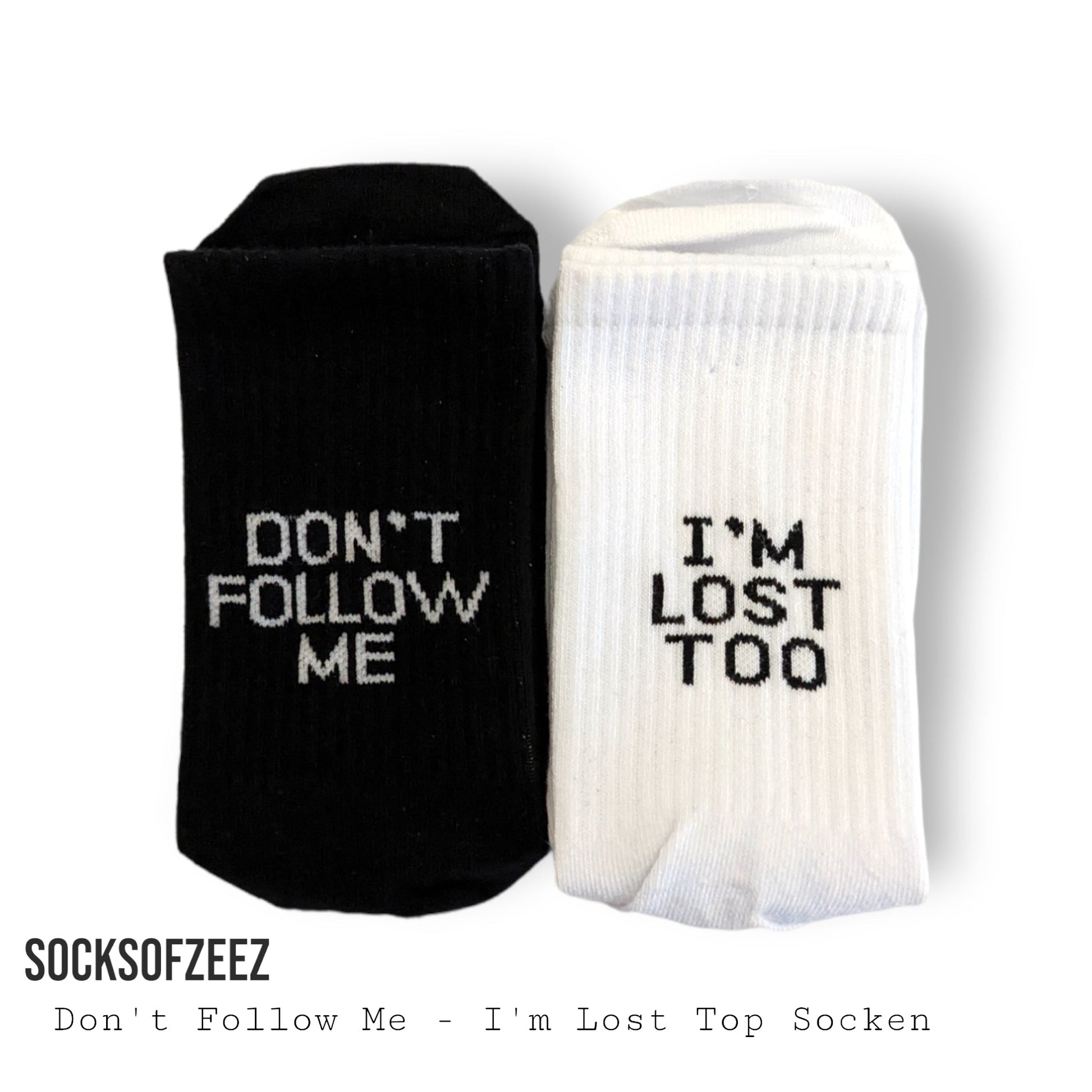 Don´t Follow Me Socken - Shop of Zeez