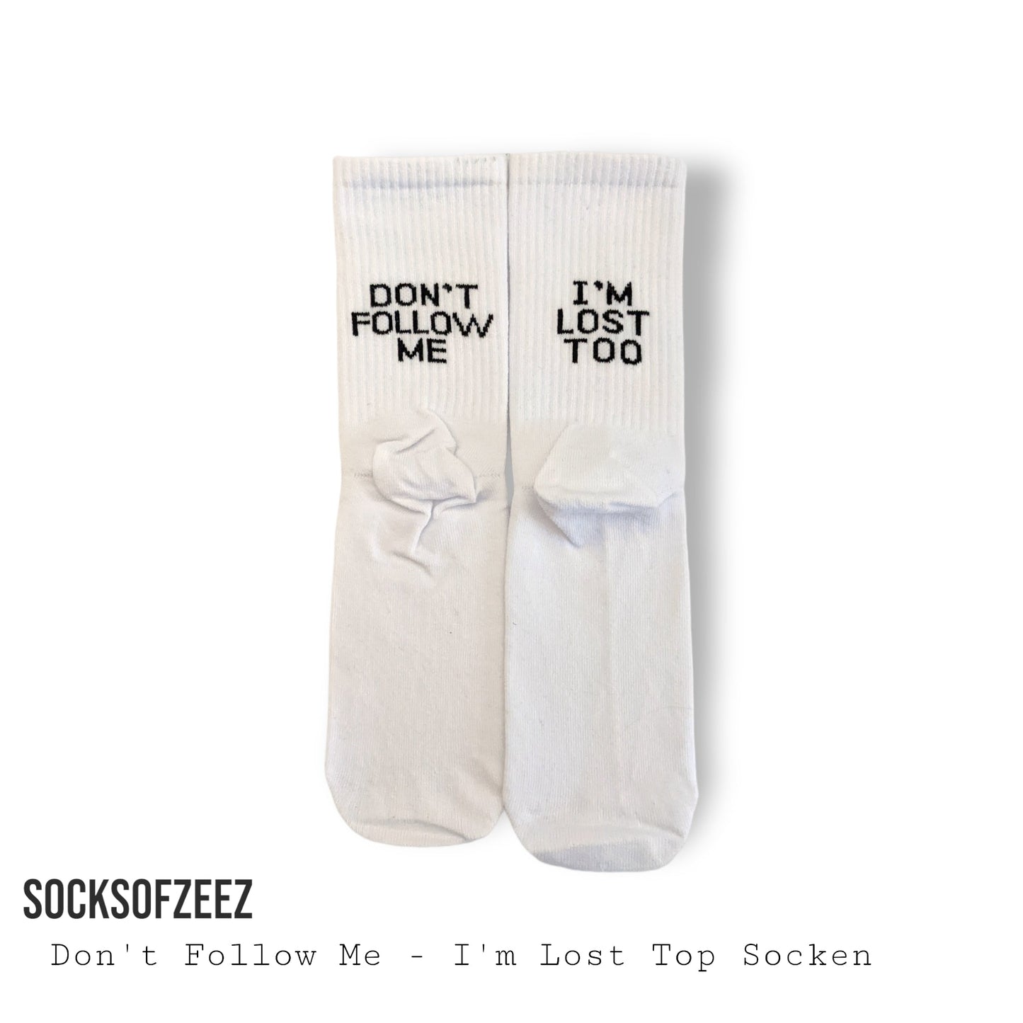 Don´t Follow Me Socken - Shop of Zeez