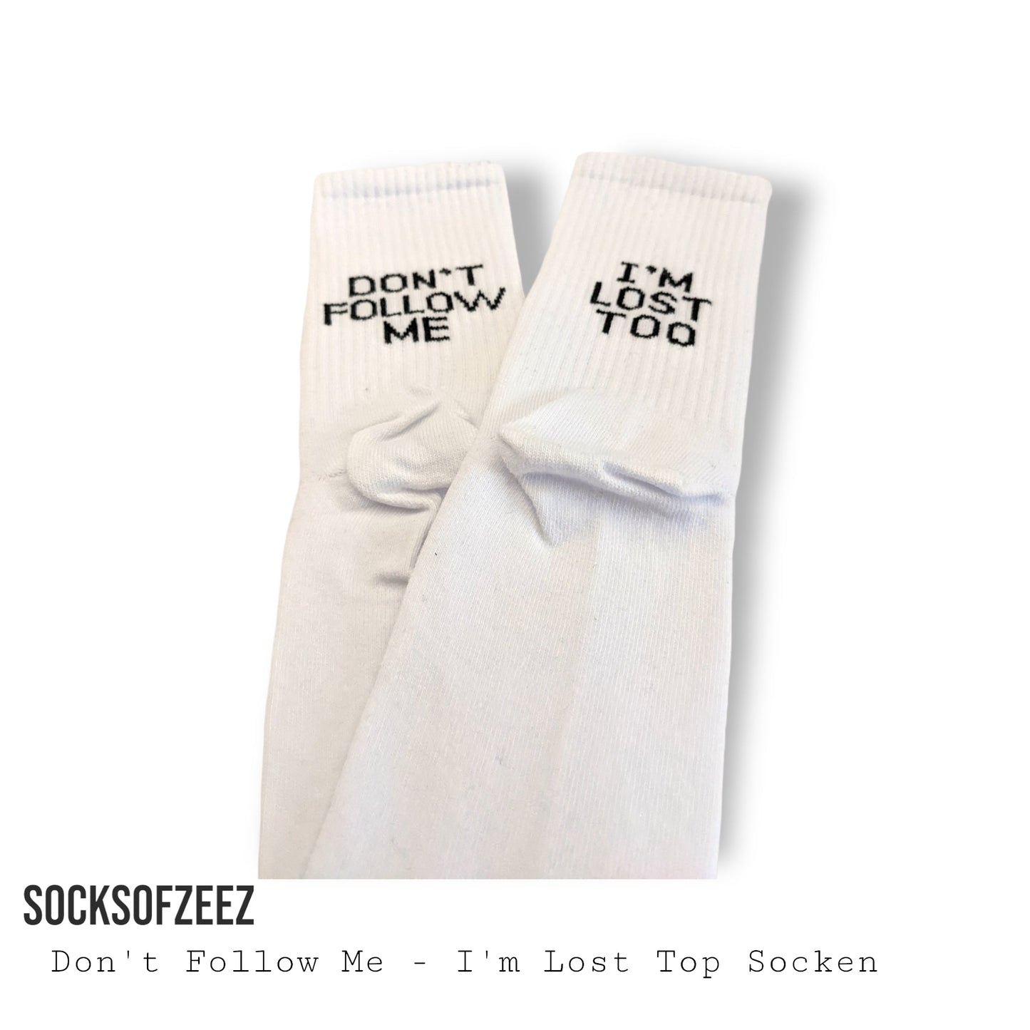 Don´t Follow Me Socken - Shop of Zeez