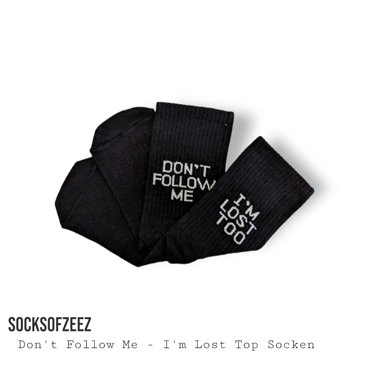 Don´t Follow Me Socken - Shop of Zeez