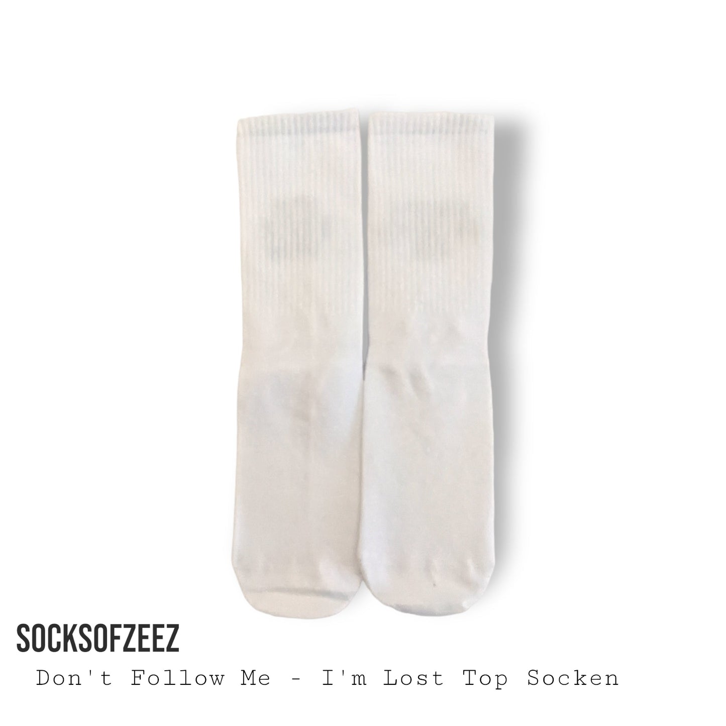 Don´t Follow Me Socken - Shop of Zeez