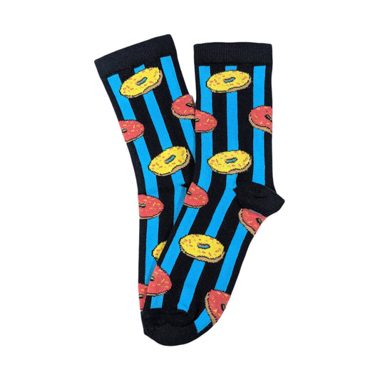 Donut Socken - gestreifte, Unisex Socken, Einheitsgröße: 36 - 42 - Shop of Zeez