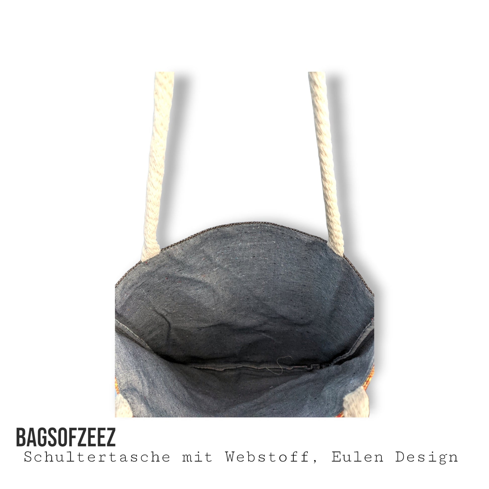 Eulen Design Schultertasche - Shop of Zeez