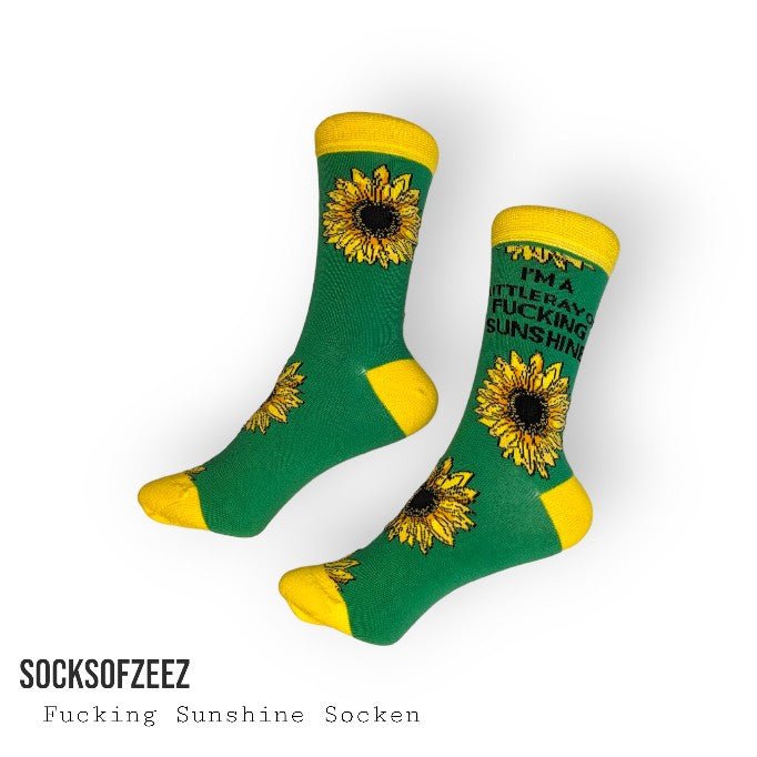 F. Sunshine Blumen Socken, Einheitsgröße: 36 - 42 - Shop of Zeez