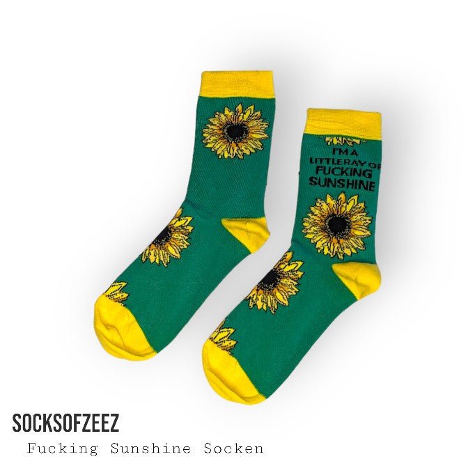 F. Sunshine Blumen Socken, Einheitsgröße: 36 - 42 - Shop of Zeez