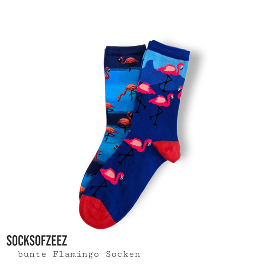 Flamingo Socken - bunte - Shop of Zeez