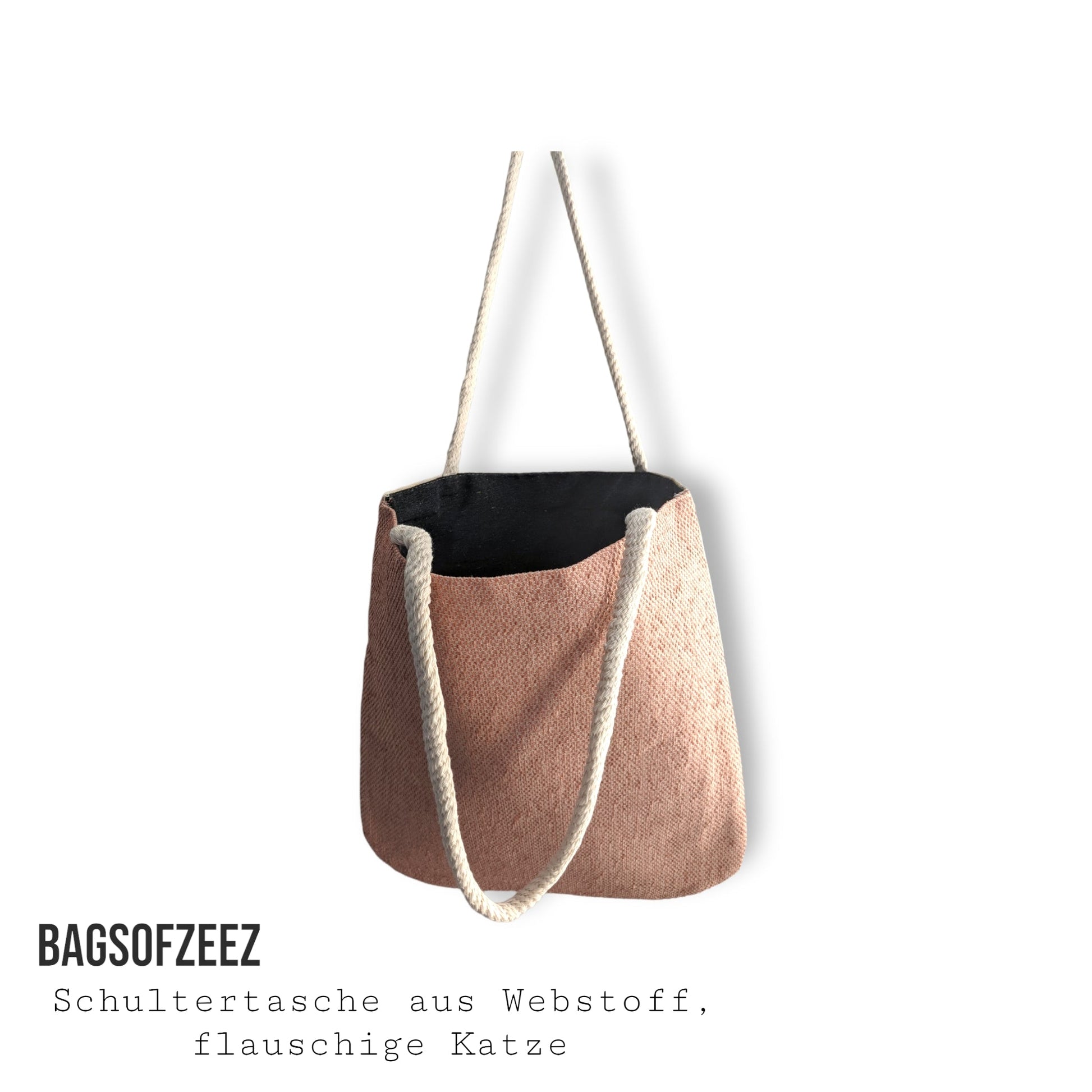 flauschige Katze Schultertasche - Shop of Zeez