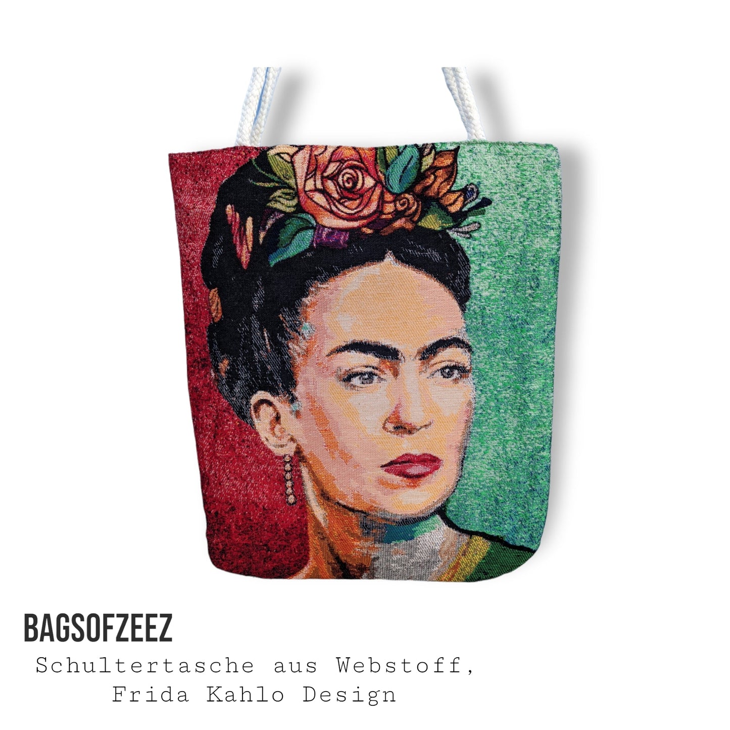 Frida Kahlo Design Schultertasche - Shop of Zeez