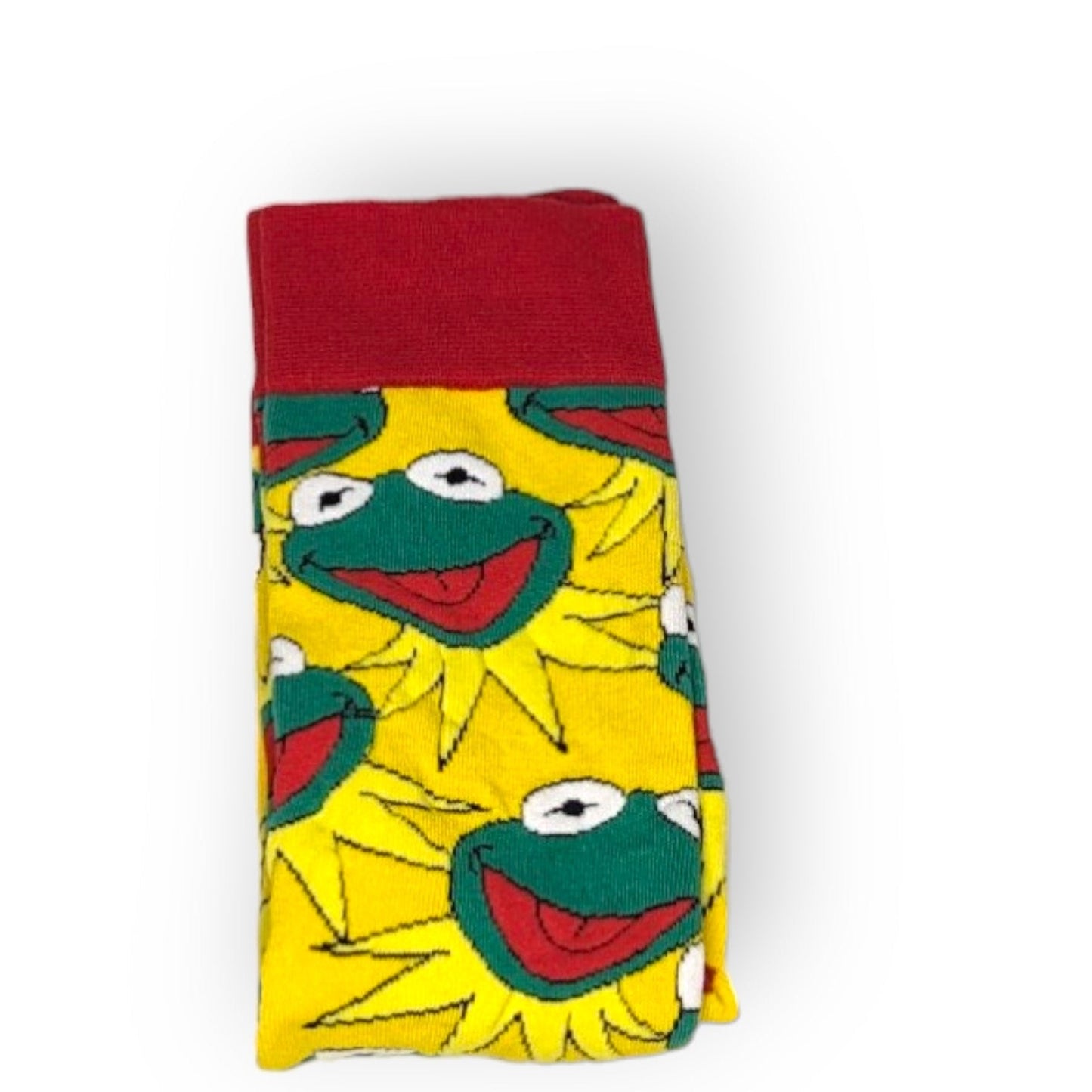 gelb Kermit Socken, Einheitsgröße: 37 - 44 - Shop of Zeez