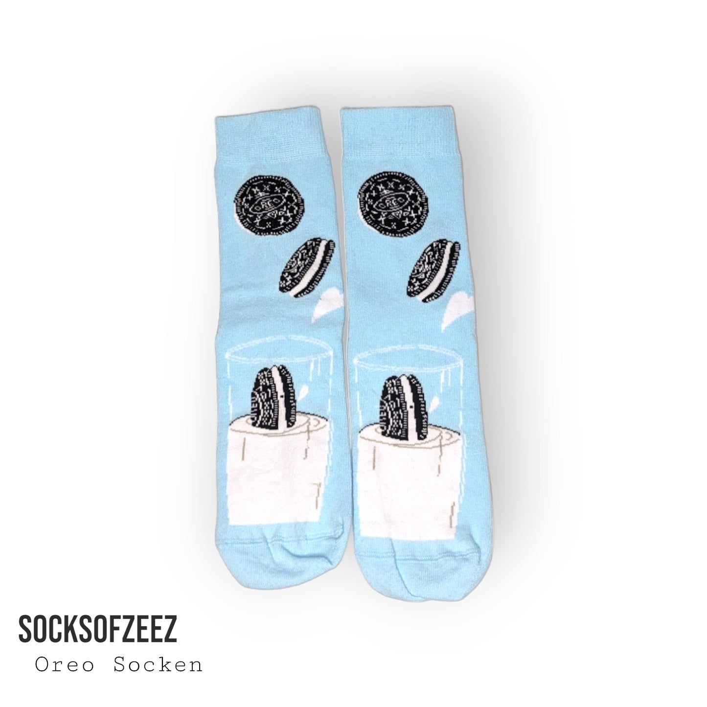 hellblau Oreo Socken - Shop of Zeez