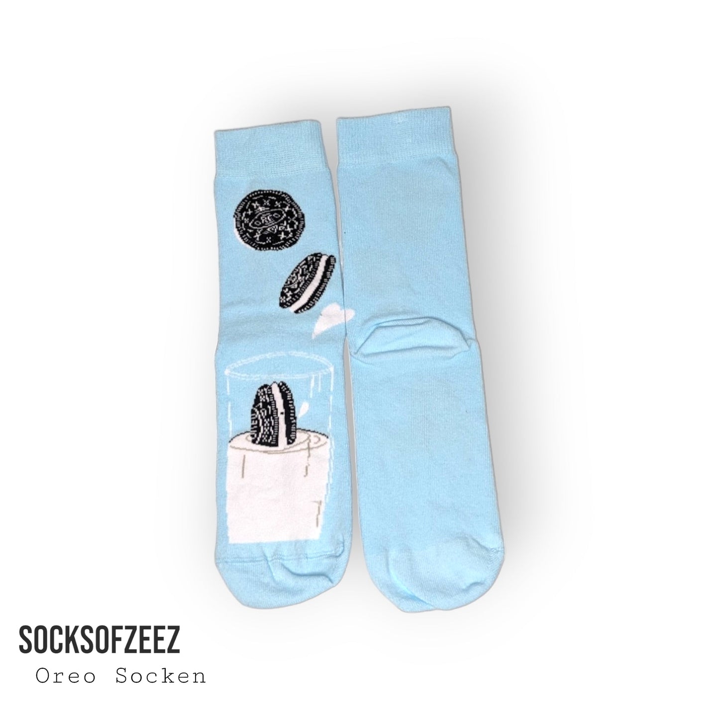 hellblau Oreo Socken - Shop of Zeez