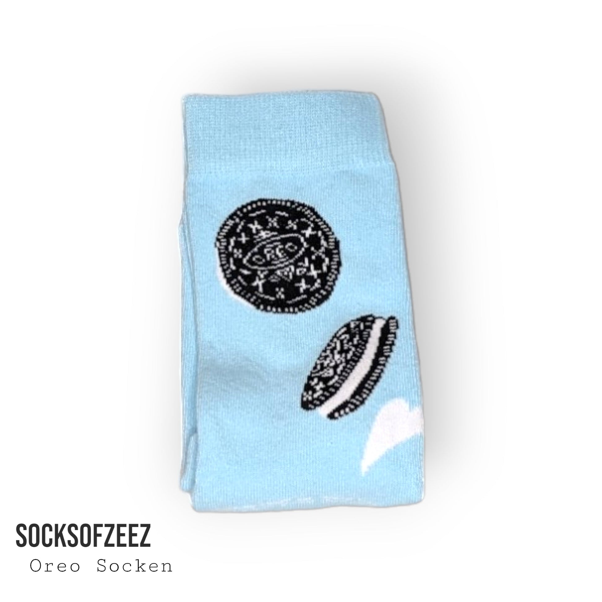 hellblau Oreo Socken - Shop of Zeez