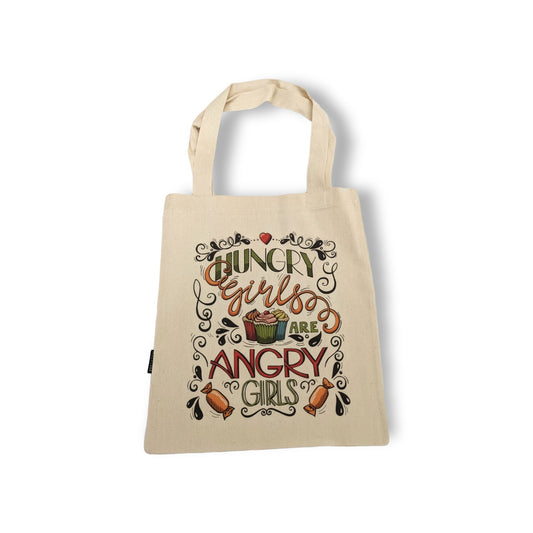 Hungry Girls Angry Girls Baumwolltasche - Shop of Zeez