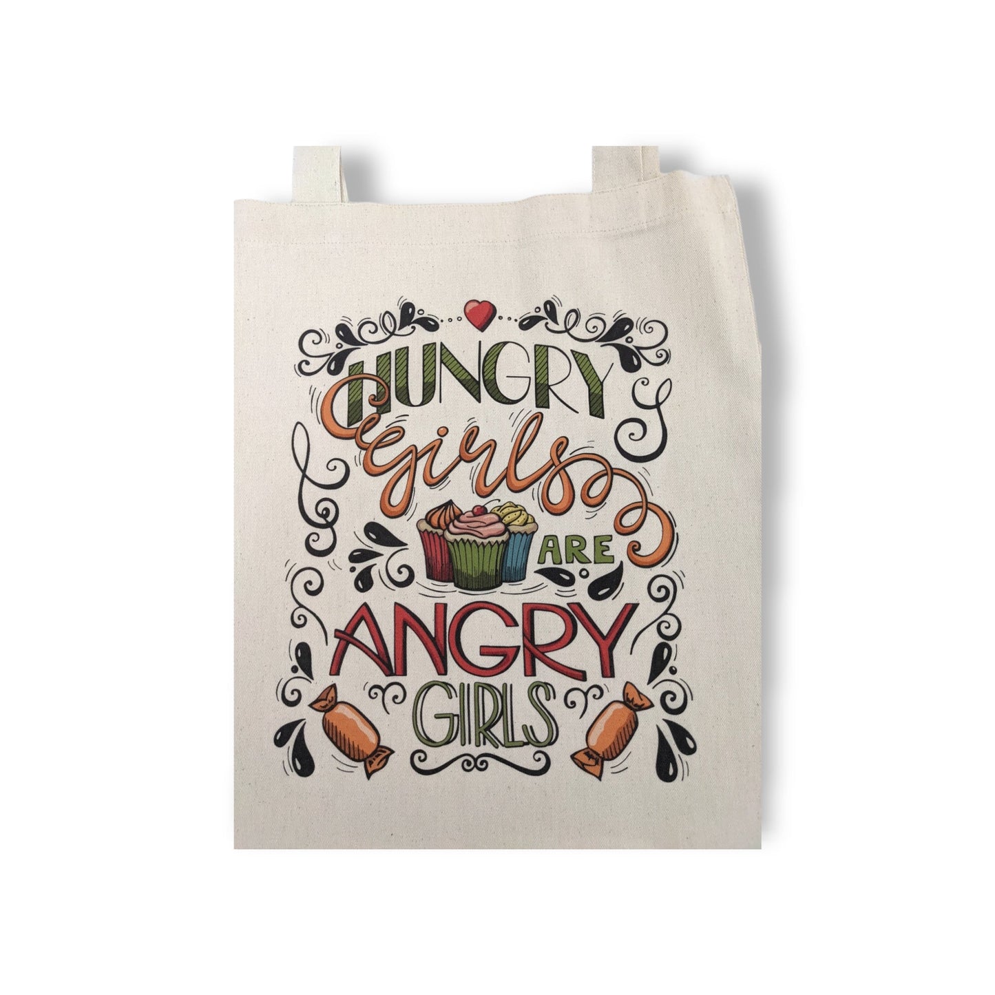 Hungry Girls Angry Girls Baumwolltasche - Shop of Zeez