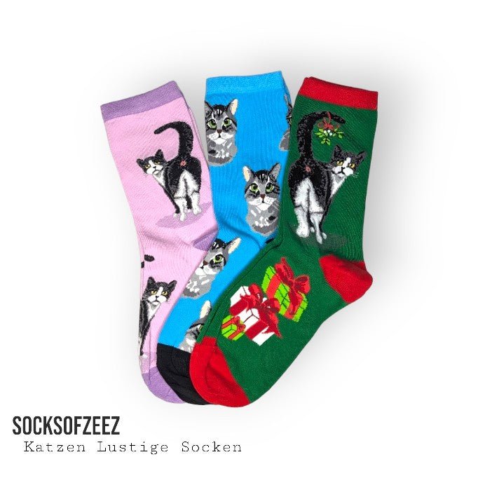 Katzen Lustige Socken - Shop of Zeez