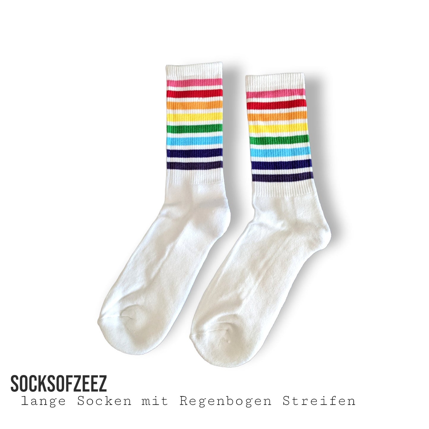 lange Regenbogen Socken - Shop of Zeez