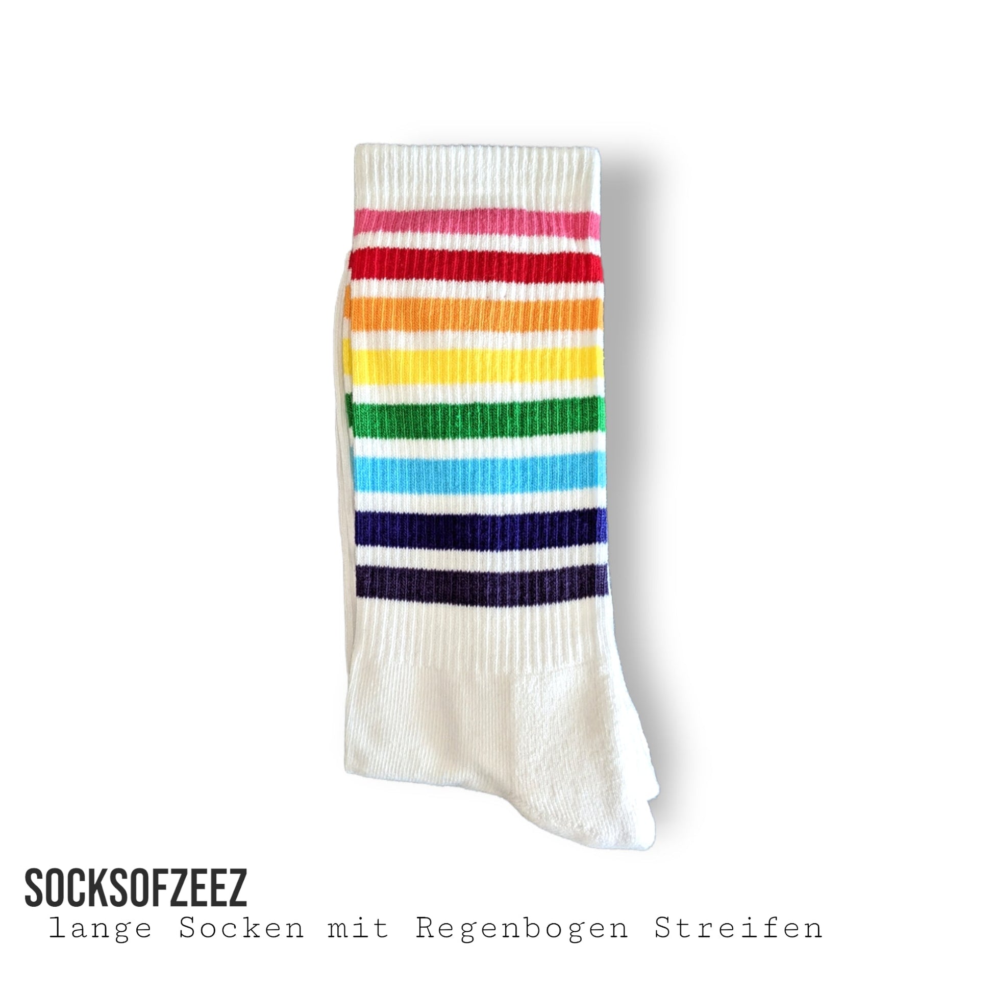 lange Regenbogen Socken - Shop of Zeez