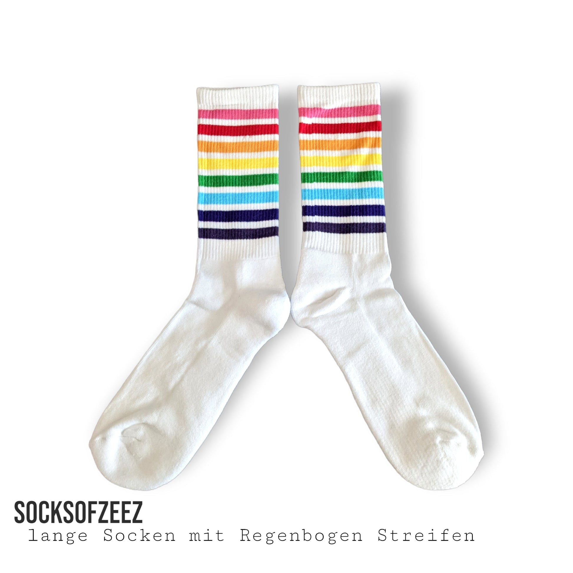 lange Regenbogen Socken - Shop of Zeez