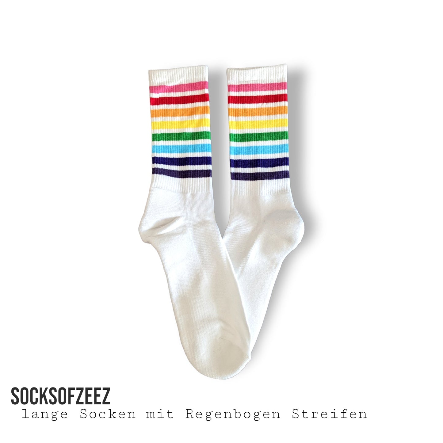 lange Regenbogen Socken - Shop of Zeez