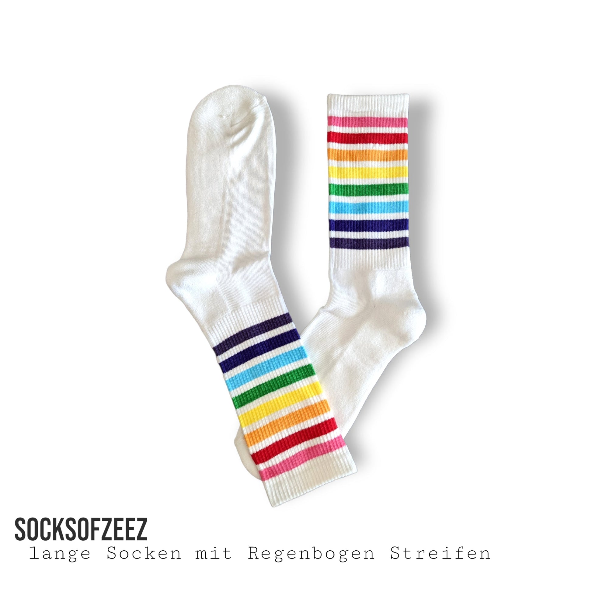 lange Regenbogen Socken - Shop of Zeez