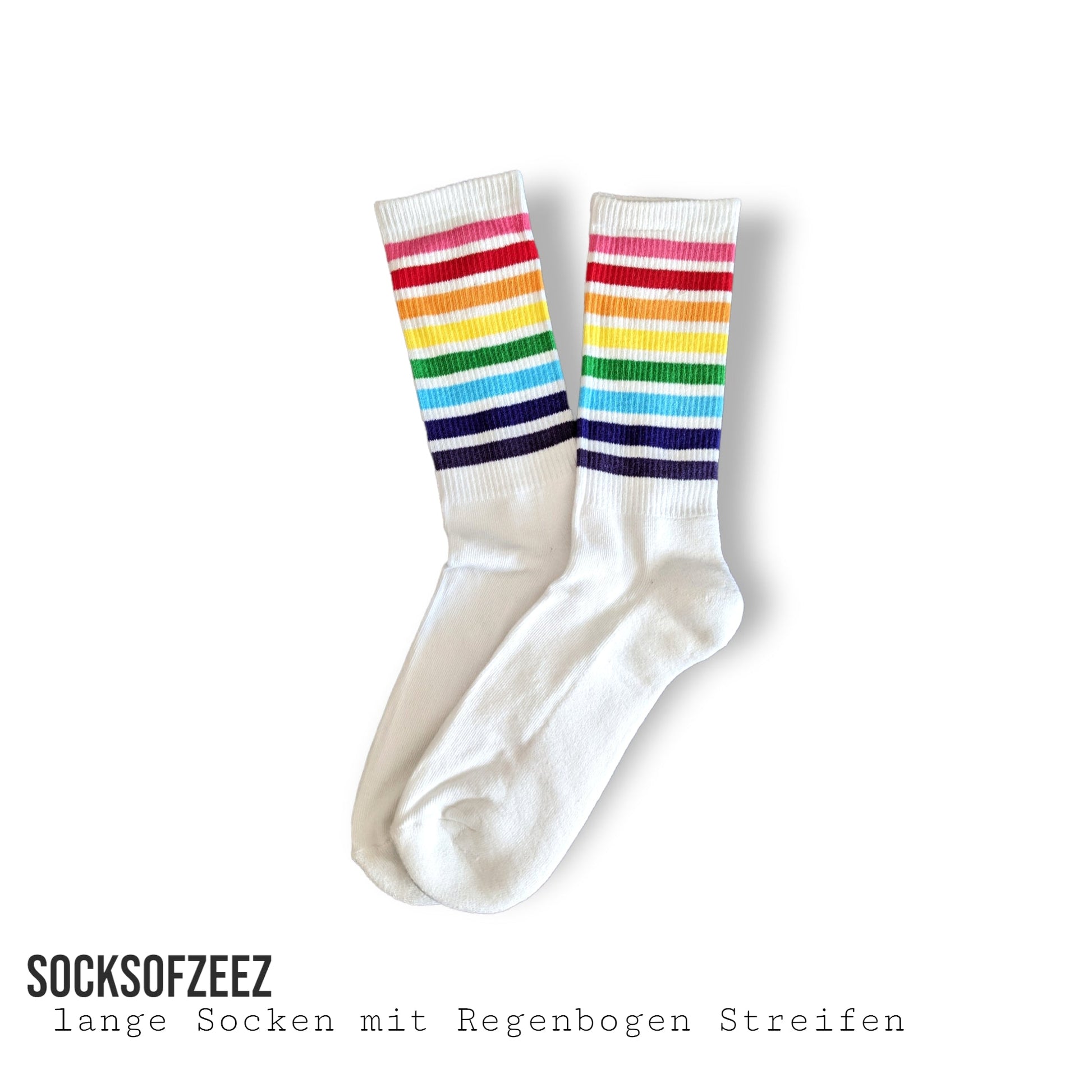 lange Regenbogen Socken - Shop of Zeez