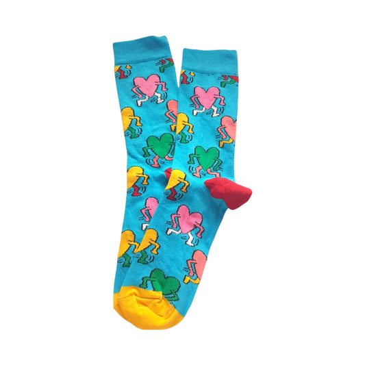 Laufende Herz Socken, Einheitsgröße EU 36 - 42 - Shop of Zeez