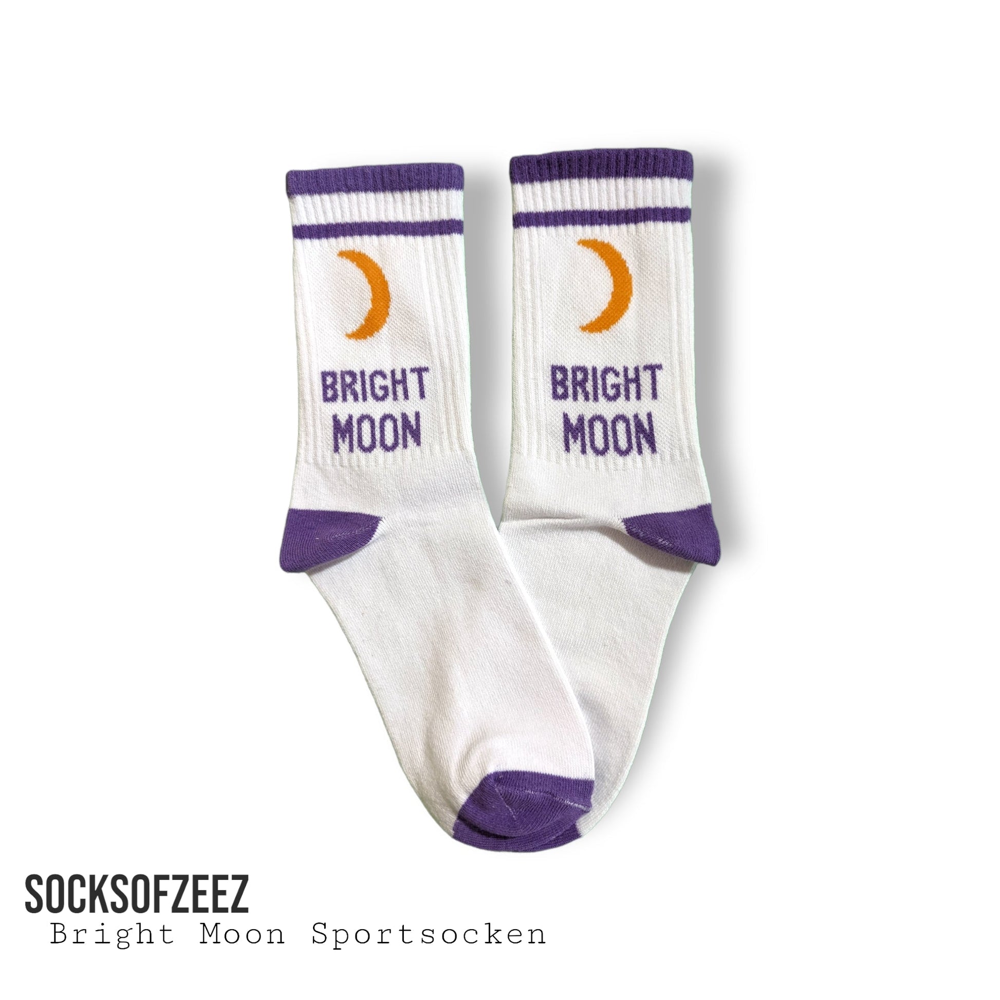 lila Bright Moon Sportsocken - Shop of Zeez